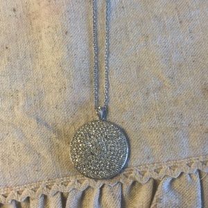 Nadri disc necklace